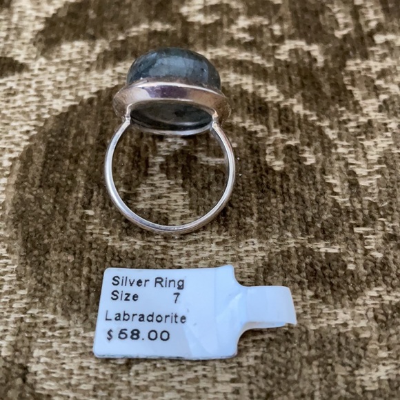 NWT Labradorite Sterling Silver Ring Size 7 - Picture 4 of 5